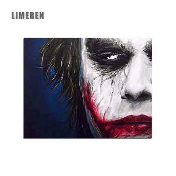 Joker DIY Digitalno Barvanje Z Številkami Akril Barve Povzetek Sodobne Wall Art Platno Slikarstvo Za Dom Dekor