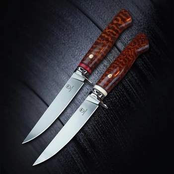 TUREN-CPM-M390 jekla nož za ribe nož EOS orodje fiksno rezilo snakewood naravnost nož visoko trdoto prostem survival nož za kampiranje