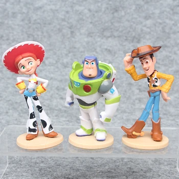 Film Toy Story 4 Risanka Igrače Woody Buzz Lightyear Jessie forky dejanje slika zbirateljske Lutka 3pcs/7pcs/9pcs/10pcs/17pcs
