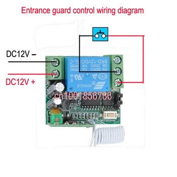 12V 1ch brezžičnim daljinskim upravljalnikom preklopite sistem 4 oddajnik & 4 sprejemnik rele pametne hiše z-wave