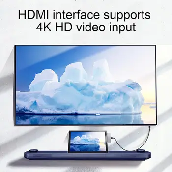 6 v 1 USB 3.0 HUB Razširitveno Postajo Širitev Dock dodatna Oprema HDMI priključek RJ45 za Surface Pro 4/5/6 Splitter Adapter