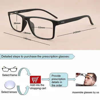 TR90 blagovne Znamke računalnik kratkovidnost očal okvir moške oči očala okvirji za moške optičnih očal okvir očala moških okviri za očala