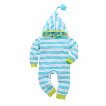 2020 Vroče prodati Jeseni otroška oblačila Long sleeve Hooded otroške igralne obleke modri trak dojenček fant dekle oblačila sklop novorojenega dojenčka Obleke