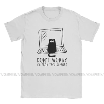 Jaz sem Iz Tehnično Podporo moška T Majica Računalniški Programer Razvijalec Geek Nerd Prosti čas Tee Okrogle Ovratnik Shirt Majice 6XL Vrhovi