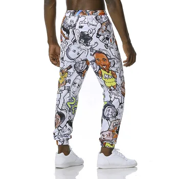 3D Cartoon Tiskanja Tovora Hlače Moški 2020 blagovne Znamke Ulične Joggers Hlače Moški Priložnostne Hip Hop Šport Jogger Sweatpant Moških Pantalones