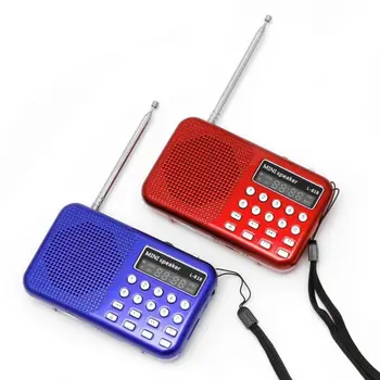 Mini LCD Digitalni FM Radio, USB, Micro SD TF Kartice Zvočnik MP3 Predvajalnik Glasbe