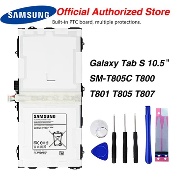 Originalni Samsung EB-BT800FBC Baterija Za Samsung GALAXY Tab S 10.5 T800 T801 SM-T807 SM-T805C 7900mAh