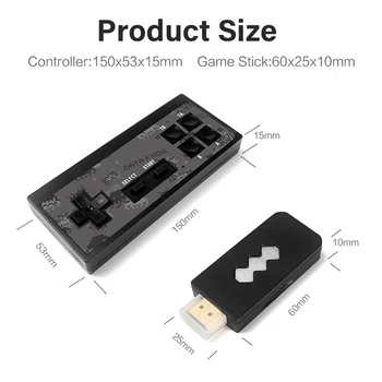 Video Igra Konzola Igre Brezžični Krmilnik Vgrajen 568 Y2-HD HDMI Klasični Komplet Dustproof Prenosni Izvajanje Dekor