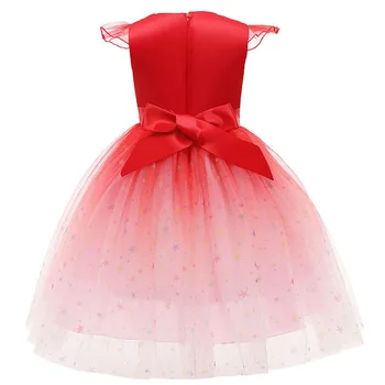 2021 Nova Dekleta Samorog Obleko Otrok Rojstni Dan Princesa Kostum Otroci Karneval Til Poroka Obleke Dekle Unicornio Oblačila