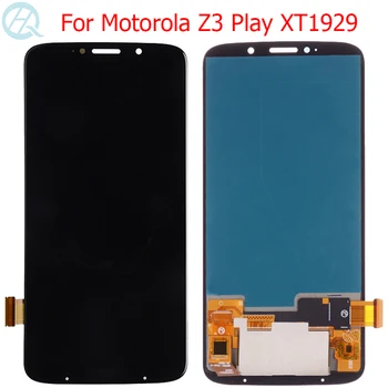 Original AMOLED Za Motorola Z3 Predvajanje Zaslon LCD Zaslon na Dotik 6.01