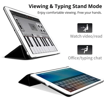 Ohišje za iPad 2020 2019 10.2 Pro 11 Zrak 10.9 10.5 2018 2017 9.7 Mini 1 2 3 4 5 Smart Cover za iPad 8. 7. 6. 5. Generacija