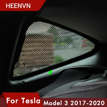 Heenvn Model3 Okno Avtomobila Dežnik Za Tesla Model 3 Dežnik Pribor Trikotnik ne senci Skladu Odtenki Zaščitnik Model treh
