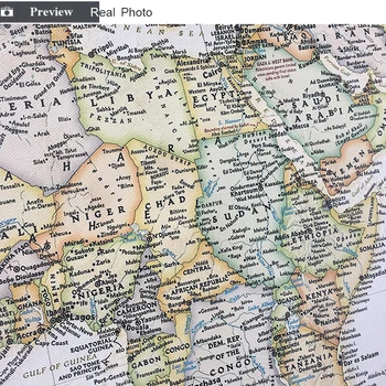 Vintage Zemljevidu Sveta Plakatov in Fotografij Platno, Slikarstvo, Umetnost Velikosti Evropi Stenske Slike za dnevno Sobo Študija Office Home Dekor