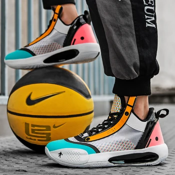 Visoko-top moške zračne blazine košarka čevlji toplo priložnostne čevlji oblazinjenje športni čevlji blagovne znamke čevlji moški Zapatos hombre Chaussure