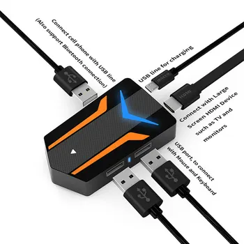 PUBG Mobilne Krmilnik za Igre 4K USB Za HDMI HUB Adapter Za IOS Android Telefon Na TELEVIZOR, Projektor Miške, Tipkovnice Adapter Pretvornik