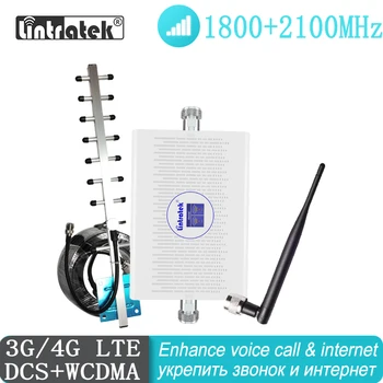 Signal Booster 1800 2100 mhz 3G 4G Repetitorja UMTS Mobilni Ojačevalec Dual Band LTE 3G WCDMA 2100 Mobilnega Vroče prodajo mobilnih