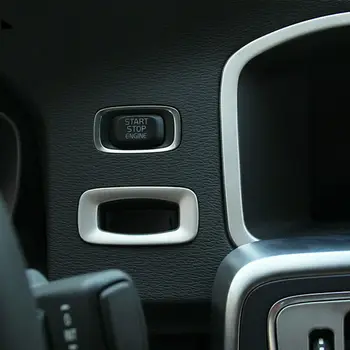CNORICARC iz Nerjavečega Jekla Styling nadzorni Plošči ključavnična luknja Dekorativni Okvir Bleščica Za Volvo S60 V60 XC60 V40 Avto Dodatki