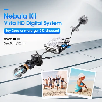 Caddx Meglica Na-ne NKit Vista HD Digitalni Sistem Za 5,8 GHz VTX & 2.1 mm 150° 720P 60fps all-in-one FPV Kamero za Digitalne Googles RC Brnenje