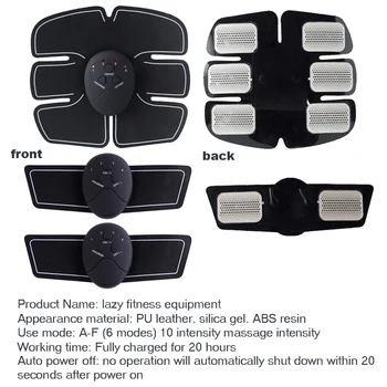 Trebušne Roko Zadnjici/Hip Trener Hujšanje Oblikovalec izvaja naprava, Izgorevanje Maščob Domači Fitnes Massager ABS/EMS Mišični Stimulator