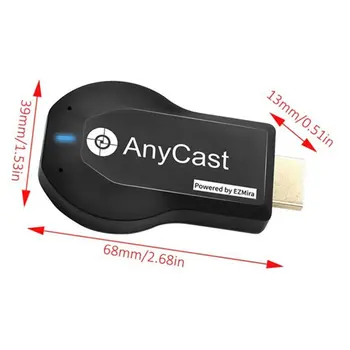 AnyCast M2 Plus TV Palico 1080P Brezžični WiFi Zaslonu TV Dongle Sprejemnik za Airplay 1080P HDMI je združljiv TV Palico za DLNA