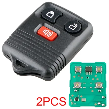 2pcs 3 Gumbi, Avto Vstop brez ključa za Daljinsko upravljanje Daljinski Ključ Fob CWTWB1U212/CWTWB1U331 Primerni za Ford