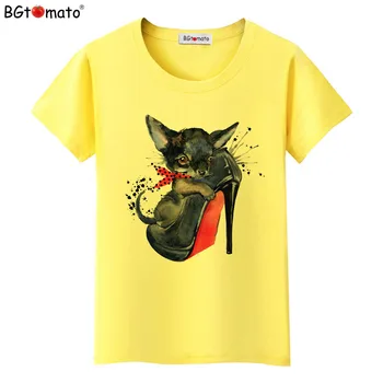 BGtomato T shirt Malo pes harajuku tshirt ženske Poceni prodajo čisto nov vrh tees kratek rokav športna oblačila