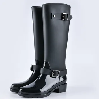 Nove Ženske čevlje moda dež škornji ženske nepremočljive dež čevlji non-slip dolgo vode čevlji v cevi odraslih vode škornji ženske