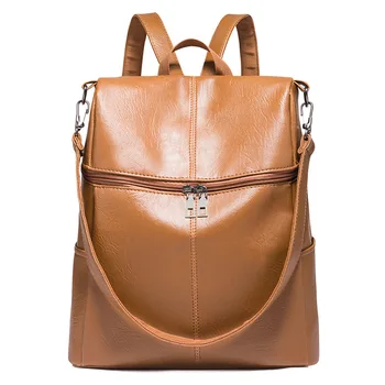 2019 nove ženske anti-theft nahrbtnik Britanski modni stil PU usnje Trdna šolsko torbo priložnostne prenosni potovanja torba