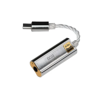 Tip-C do 3,5 mm 2,5 mm vhod za Slušalke Ojačevalnik Adapter za iBasso DC01 DC03 USB DAC za Android RAČUNALNIK ipad HiFi Najame Kabel Adapter
