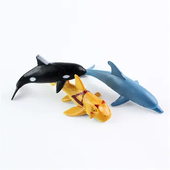 Morske Živali Slika Darilo Za Otroke, Otroci Sea Life Model Igrače PVC 4-7 cm Bazen Ribe Igrača Zgodnje Izobraževanje