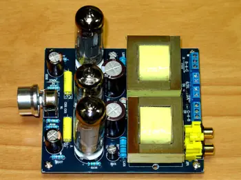 Hi-fi Stereo 6N2+6P1 Enotnega tipa Razred A Tube Ojačevalec Amp Odbor DIY Kit