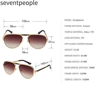 2020 Modni Retro Sončna Očala Za Moške Luksuzne Blagovne Znamke Klasične Ovalne Sončna Očala Odtenki Gafas De Sol El Hombre