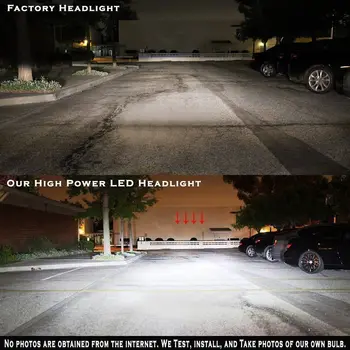 2PCS Mini LED Avto Smerniki Žarnice H11 9005 9006 LED Žarometi, Avto Žarnice DRL 6000K Visoko Svetlost Bela Led Avtomobilske Luči Žarnice