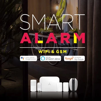 3G Alarm Tuya WiFi Brezžični Alarm Home Security Vsiljivec GSM Alarmni Sistem z Smart APP Amazon Alexa googlova Domača stran Glasovni Nadzor