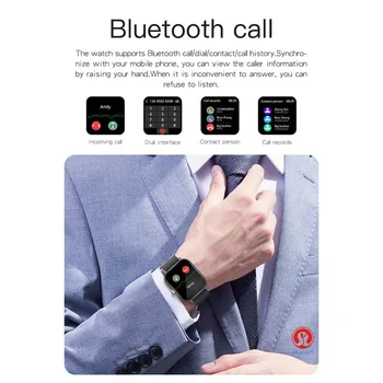 SHAOLIN Pametno Gledati P8 Moških Poln na Dotik Fitnes Tracker Krvni Tlak Pametna Ura Ženske Smartwatch za Apple watch Xiaomi