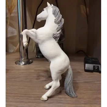 13 cm 2 Vrste Belih Konj Model Akcijskega Slika Divje Živali figuric Zbiranje PVC Otrok Kognitivno Igrače