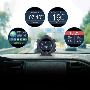 LEEPEE Zagotoviti Nagib Hitrost Naprave Smart GPS Pobočju Metrov nadmorske Višine Off-road Napravo Visoko Natančnost Kompasa Avto Inclinometer