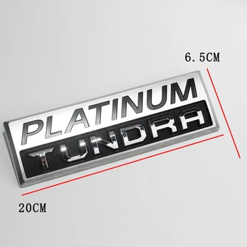 ABS Prirejena Vrata Označevanje 20*6.5 cm Za Toyota PLATINUM TUNDRE Avto Styling Zunanjosti Avtomobilske Nalepke, Auto Dodatki