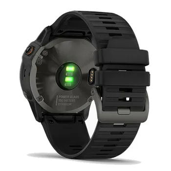 Silikonski Watchband Wriststrap 26 22 20 mm za Garmin Fenix 6X 6 6S Pro 5X 5 5S Plus 3 pametno gledati Zapestnica Enostavno Fit Hitro Sprostitev