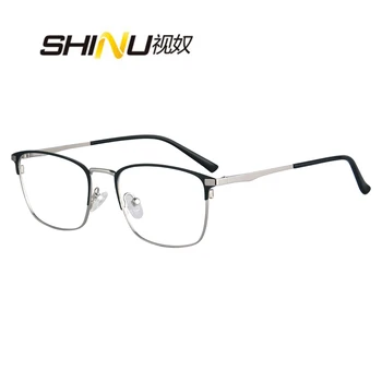 SHINU Progresivna Multifokalna Obravnavi Očala Moških CR39 objektiv Meri Stopnjo Photochromic sončna Očala na Recept Očala Za Moške