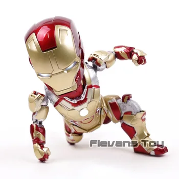 Jajce Napad EAA 036 Iron Man 3 ocena XLII MK 42 PVC Dejanje Slika Zbirateljske Model Igrača z LED Luči