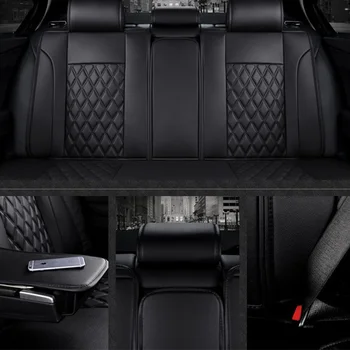 Za Chevrolet Cruze AVEO Jadro malibu črni blagovne znamke luksuzni avto, mehko usnje sedeža spredaj &zadaj komplet avtomobilskih sedežnih prevlek