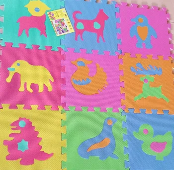 10pcs/set 30x30x0.8 cm Moda Puzzle preprogo otroška igra mat talne sestavljanke mat EVA otroci pena, preproga mozaična tla