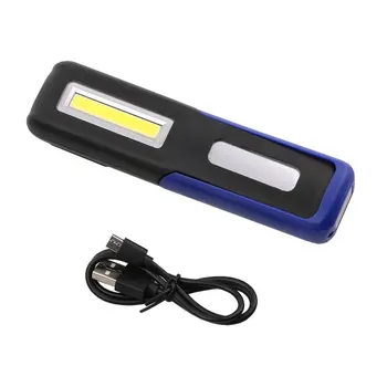 Ročno Polnjenje prek kabla USB XPE COB LED delovna Lučka Magnetni Anti-skid LED Popravila v Sili Svetilka Delo Lučka