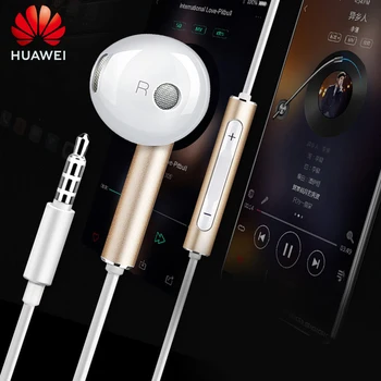 Slušalke Z Mikrofonom za Telefone, stereo čepkov Original Huawei Slušalke Slušalke žične Nadzor Glasnosti V Uho Kovinski AM116