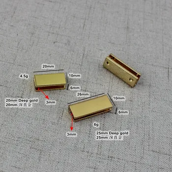Visoka kakovost 10 mm 13mm 25 mm, 34 mm Globoko zlato Zaporno zadrgo dekoracijo koncu posnetke z vijaki strojne opreme trakov rep zaponko za dodatno opremo