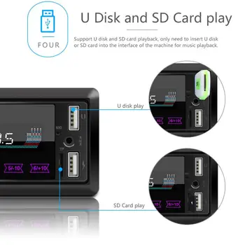 1 Din Avto Radio Bluetooth se Dotaknite Zaslona, MP3 Predvajalnik In-Dash FM Avdio Radio, BT, USB, SD, AUX Stereo Avto MP3 Player, Avto Elektronika
