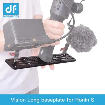 Za DJI RONIN S gimbal pribor Dnu širitev odbor Razširjeno platformo za povezovanje svetlobe LED, monitor in mikrofon
