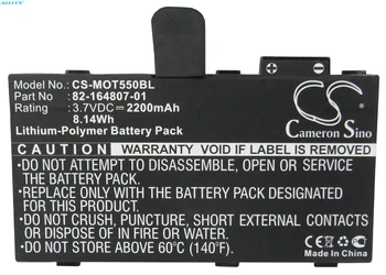 Cameron Kitajsko 2200mAh Baterija 82-164801-02, 82-164807-01 za Motorola ES85, ES85XX, MC36, TC55, TC55AH-JC11ES, Za Simbol MC36