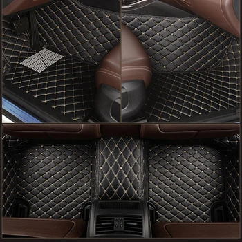 Usnje po Meri avtomobila talna obloga za Lexus CT200h ES300h GS300 GS450h GX460 GX470 HS250h IS350 LS500H preprogo avto dodatki